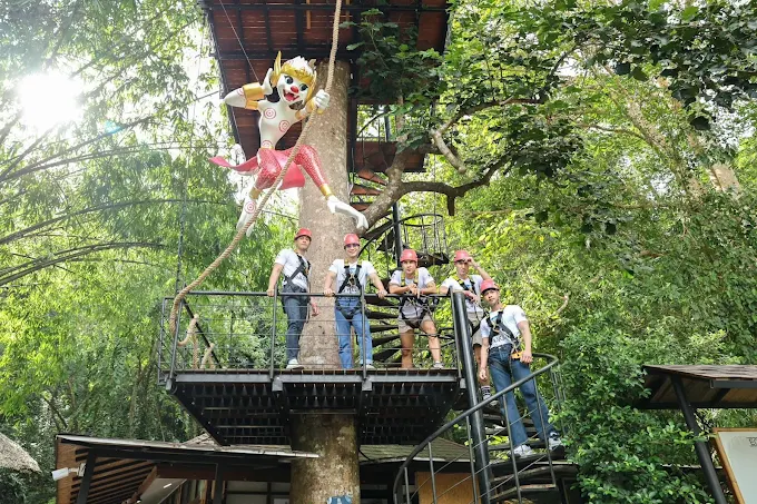 Hanuman World Phuket - Zipline 18 Platforms