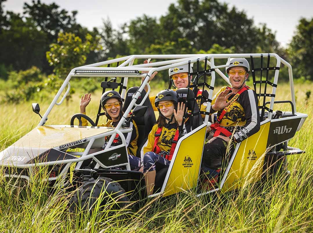 Pattaya Off Road Safari - FAMILY BUGGY 4 Seats / 2 hrs. Tour